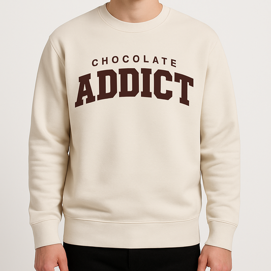 Beige Chocolate Addict Sweatshirt