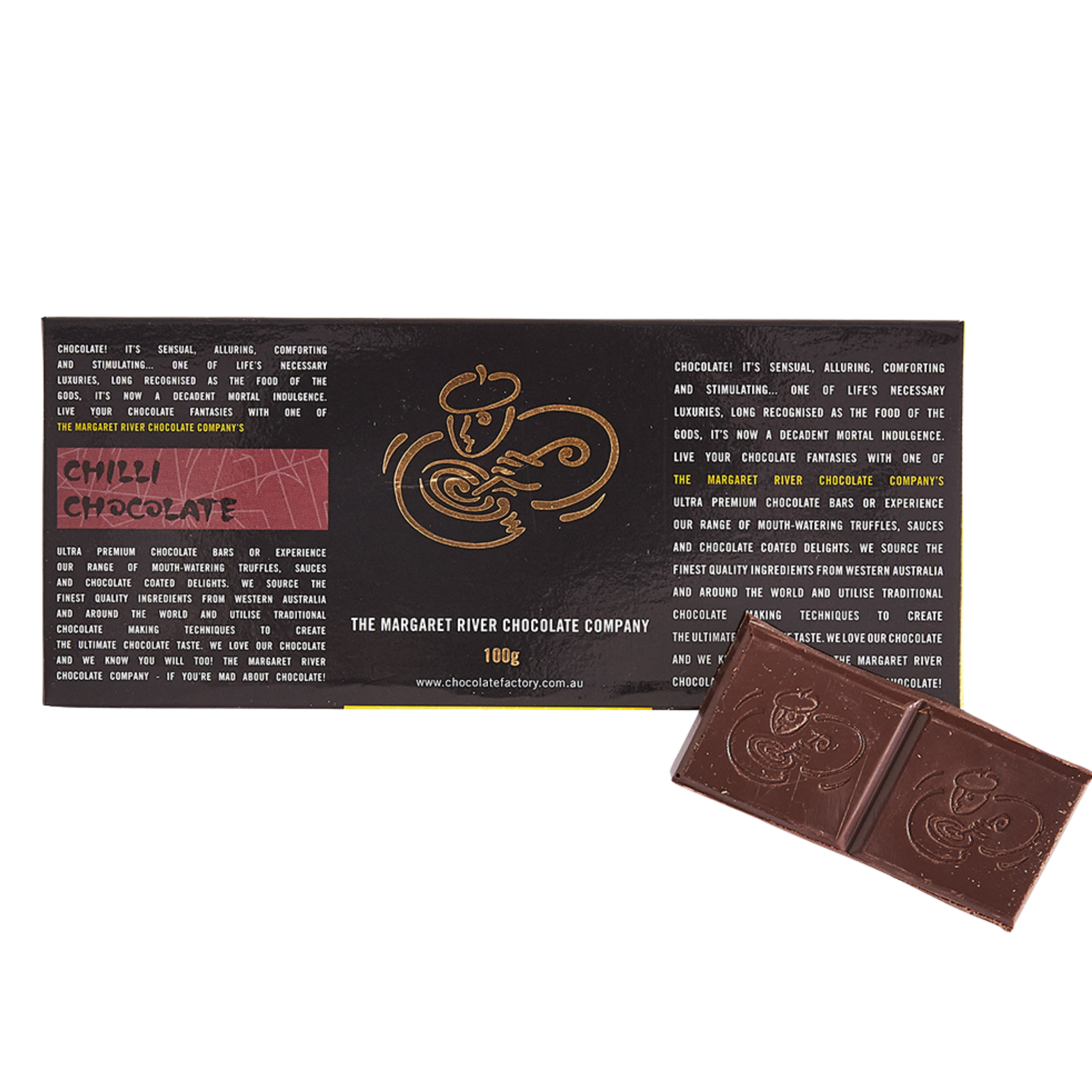 Chilli Dark Bar 100G | Artisan Chocolate | Margaret River & Swan