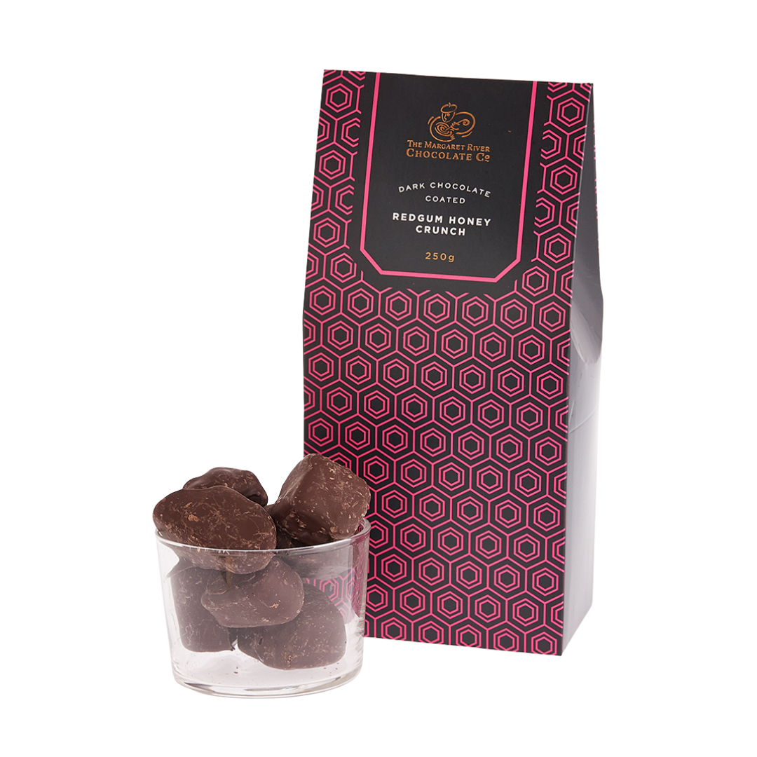 Dark Chocolate coated Redgum Honey Crunch 250G