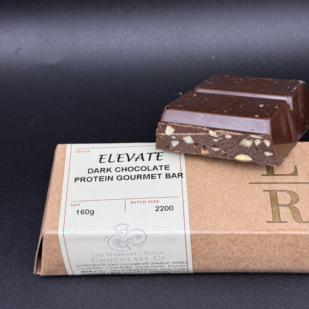 Gourmet Elevate Dark Almond Protein Bar - No Sugar Added 160G