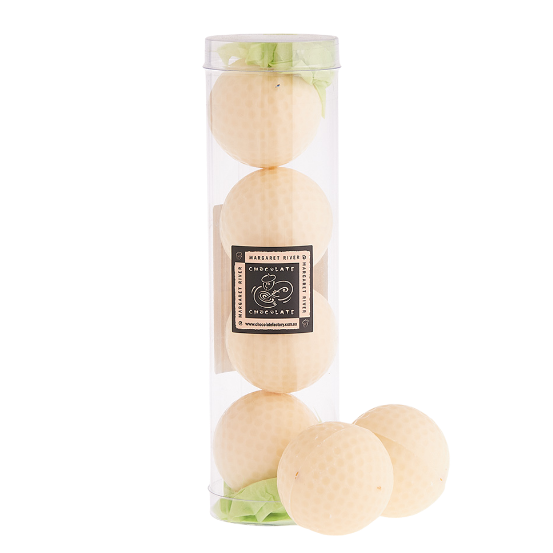 4 Pk Golf Balls Chocolate