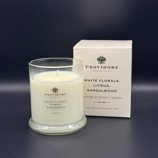 Providore Candle Large - White Florals, Citrus, Sandalwood