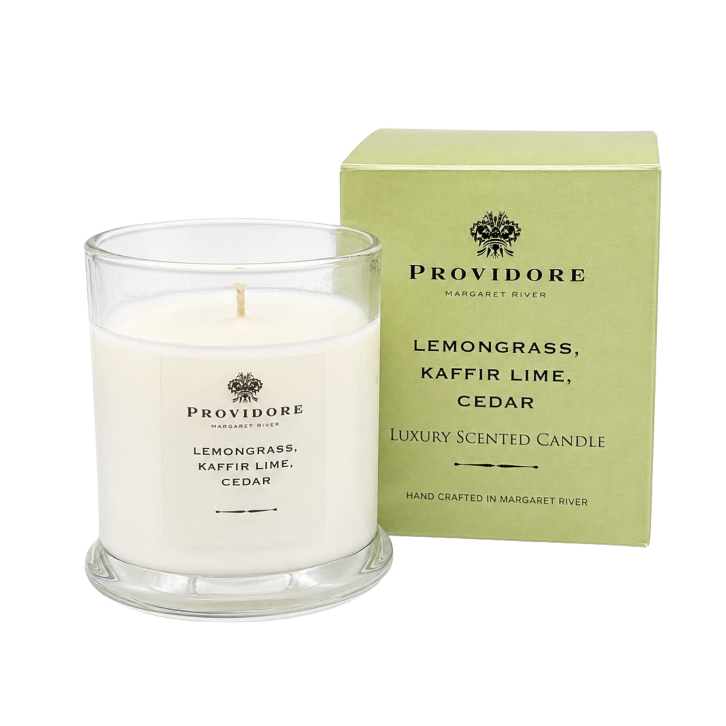 Providore Candle Large - Lemongrass, Kaffir Lime, Cedar