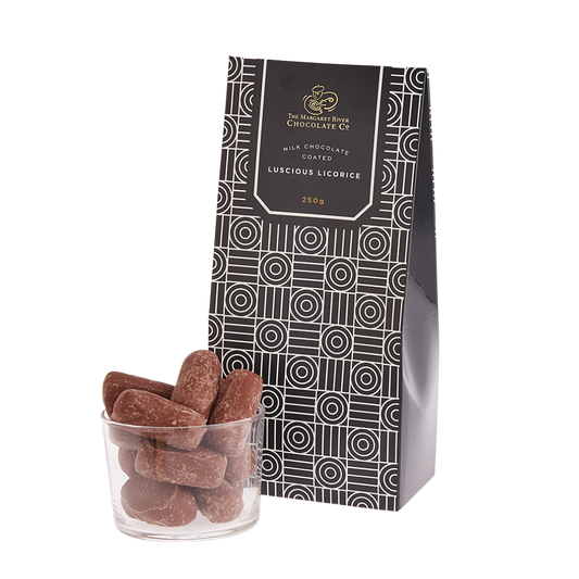 Milk Chocolate Luscious Licorice 250G