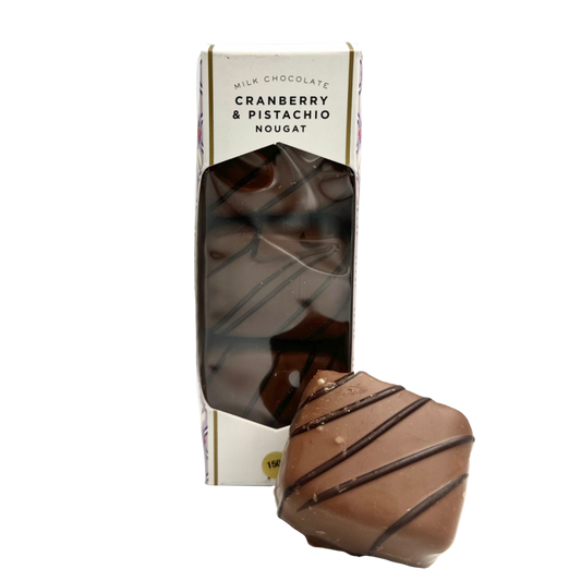 Nougat Box Cranberry Pistachio Milk