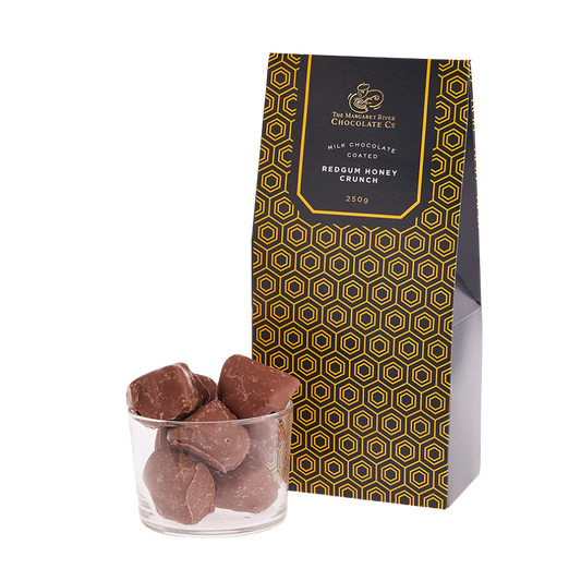 Milk Chocolate coated Redgum Honey Crunch 250G