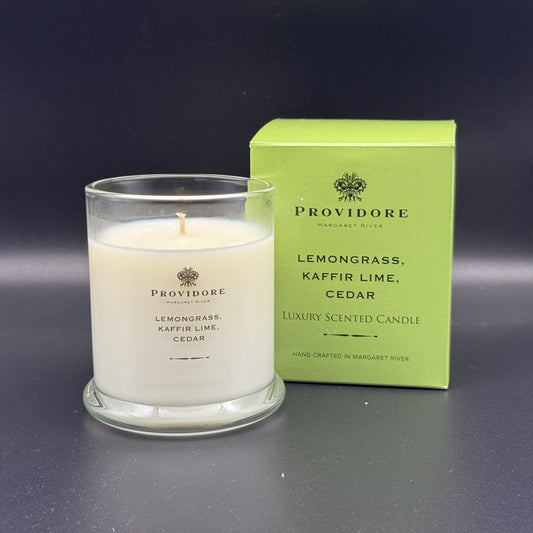 Providore Candle Large - Lemongrass, Kaffir Lime, Cedar